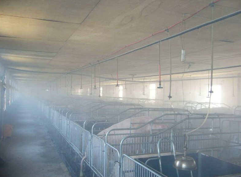 喷雾降温系统在养猪场的应用